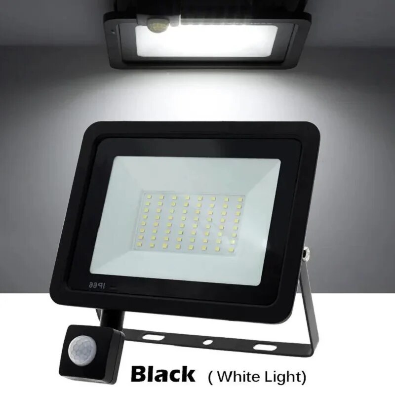 Outdoor Lighting With Outlet - Sensor de movimento pir holofotes led