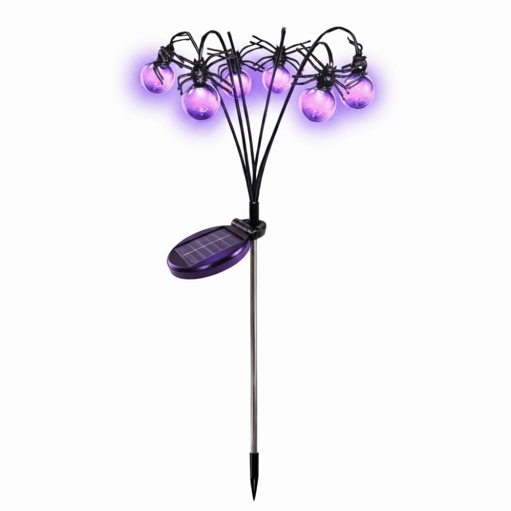 Outdoor Lighting Front Yard - Luminária de Esqueleto Roxa para Decoração