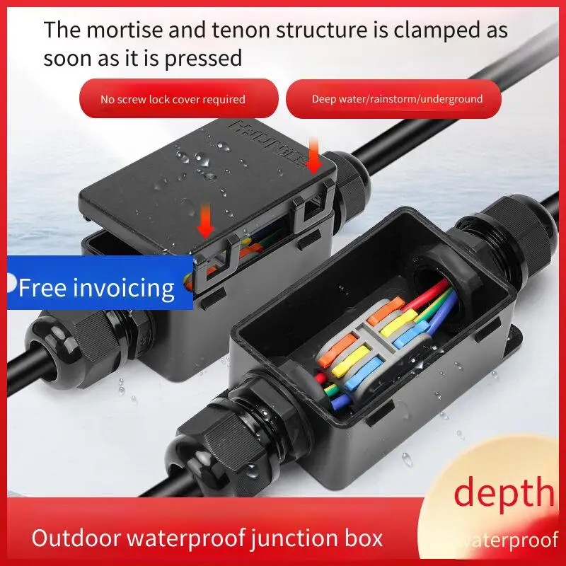 Outdoor Lighting Junction - Conector de Bloco Terminal à Prova