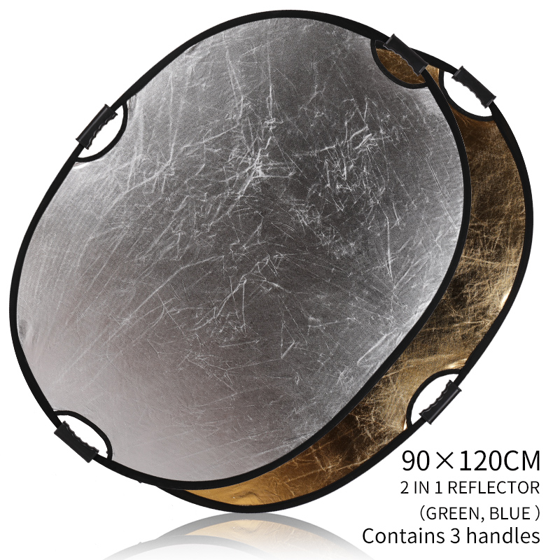 Outdoor Lighting Kit Photography - Refletor de luz oval multidisco portátil