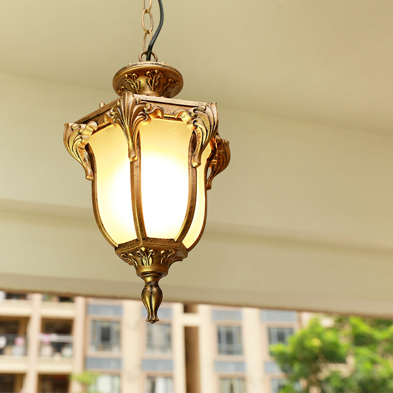 Outdoor Lighting Bronze - Europeu ao ar livre varanda luzes