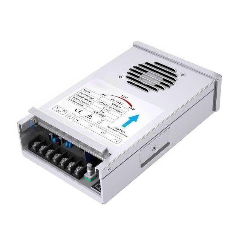 Outdoor Lighting Transformer Box - Fonte de alimentação LED ajustável 12V