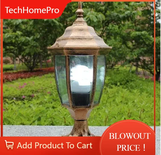 Outdoor Lighting Bronze - Luminária de Jardim Vintage Clássica em