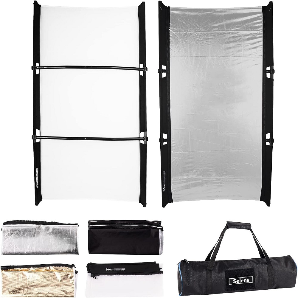 Outdoor Lighting Kit Photography - Refletor Selens 7 em 1 Dobrável,