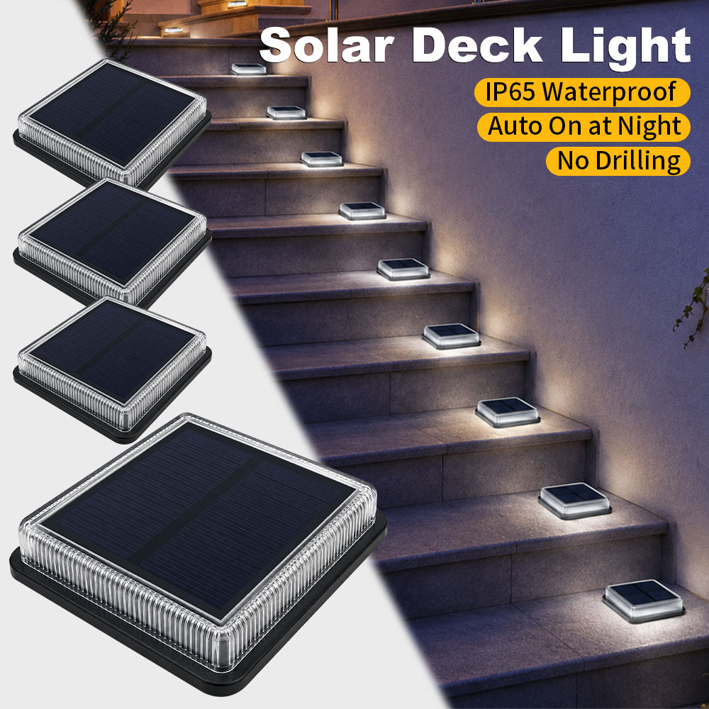 Outdoor Lighting Ground Fixtures - Luz Solar para Deck, Luminária Externa