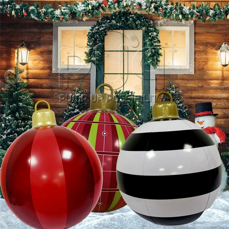 Outdoor Lighting Tree - Bola Inflável Decorada de Natal para