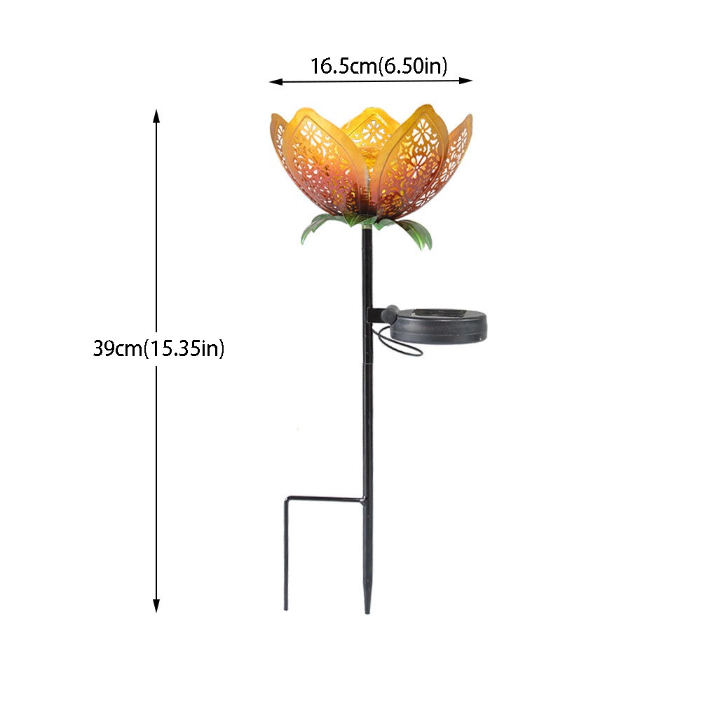 Outdoor Lighting Ground Fixtures - Luminária Solar em Formato de Lótus