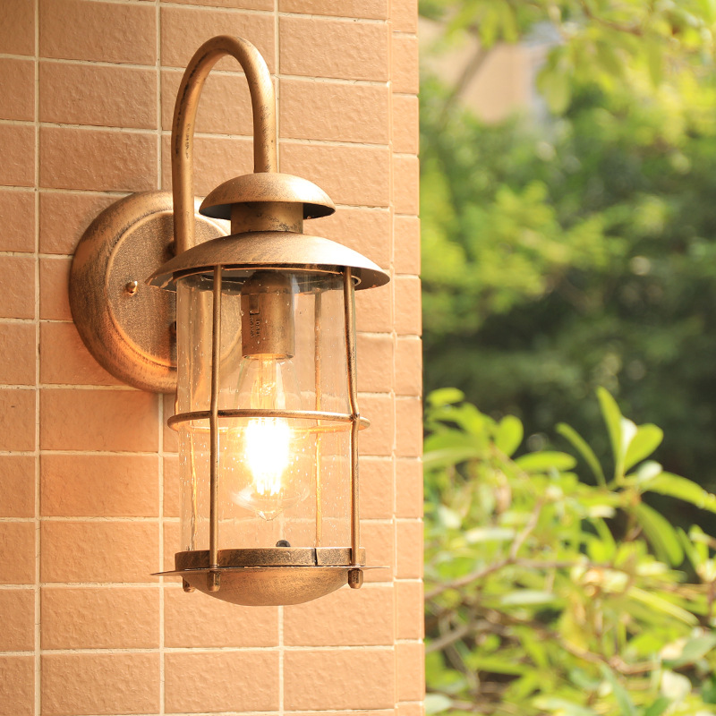 Outdoor Lighting Bronze - Luminária de Parede Vintage E27, Arandelas