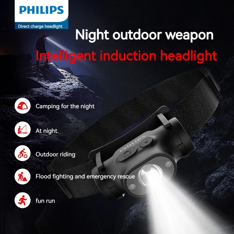 Outdoor Lighting Philips - Philips led farol sensor cabeça lanterna