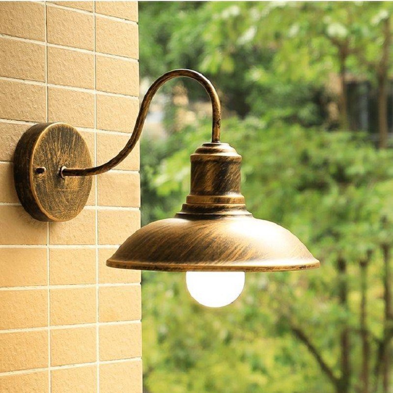 Outdoor Lighting Bronze - Luminárias de Parede Americanas Pretas e