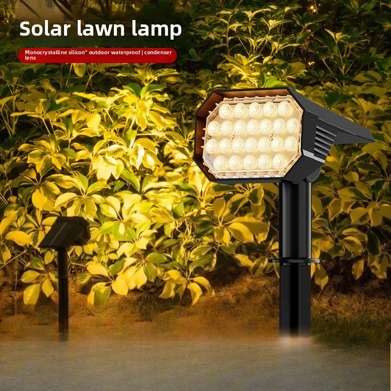 Outdoor Lighting Ground Fixtures - Luz Solar de Projeção para Jardim