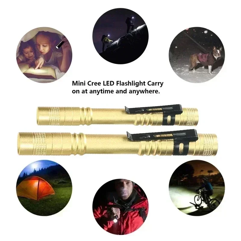 Mini portátil led caneta luz c - Outdoor Lighting Bollards avaliação e preço