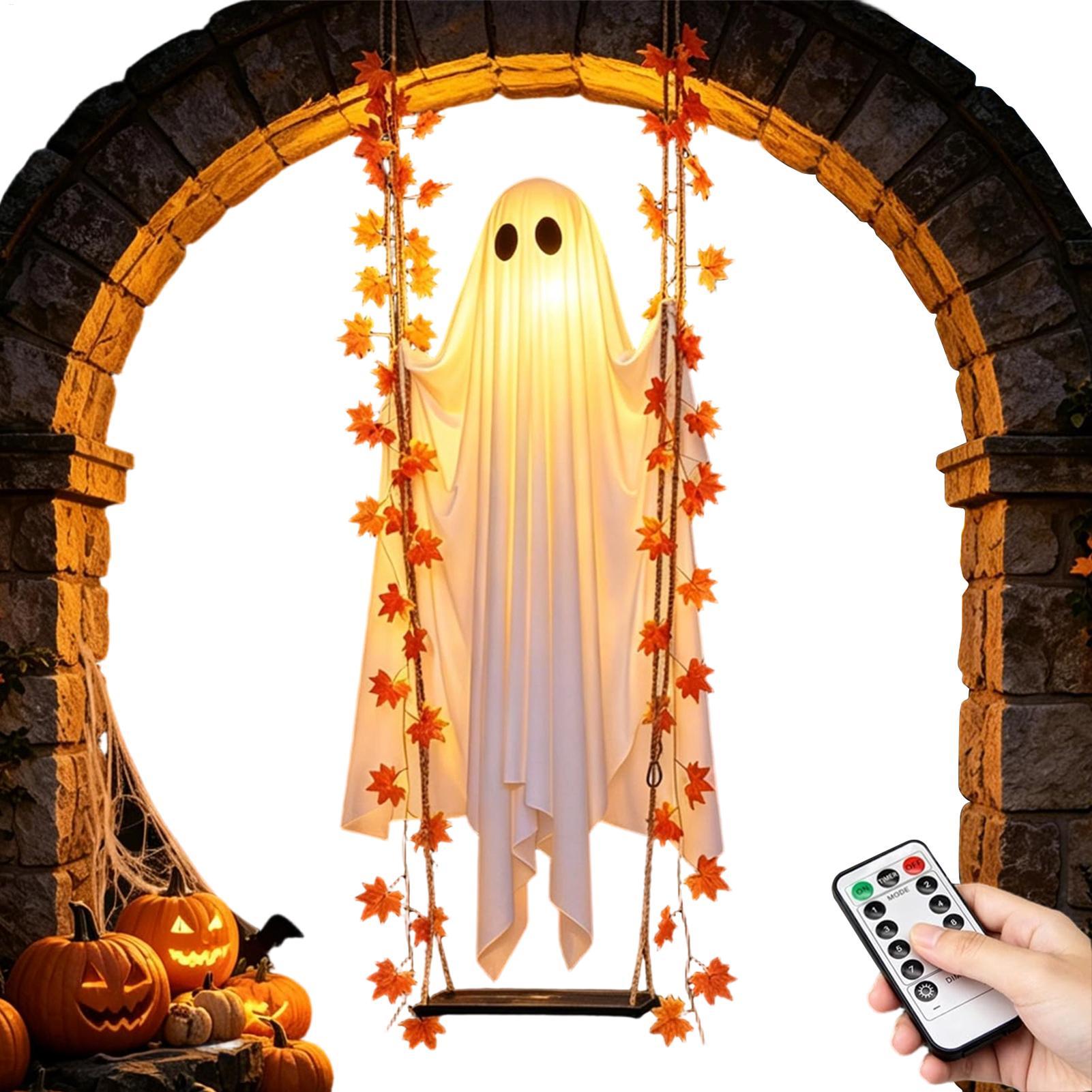 Fantasma Iluminado que Balança - Outdoor Lighting Front Yard avaliação e preço
