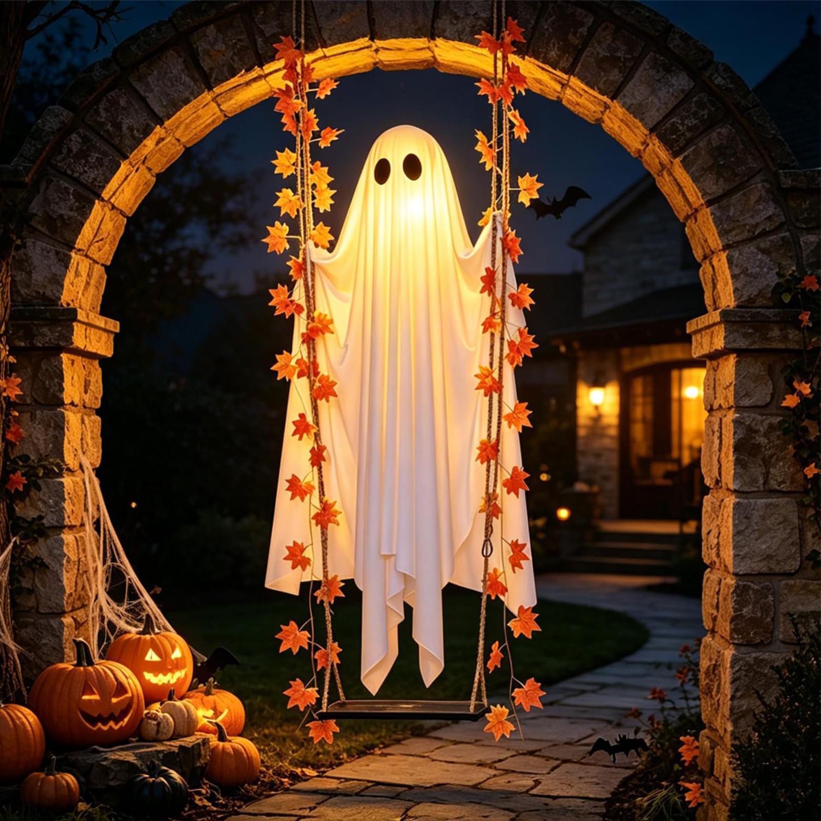 Fantasma Iluminado que Balança - Outdoor Lighting Front Yard avaliação e preço