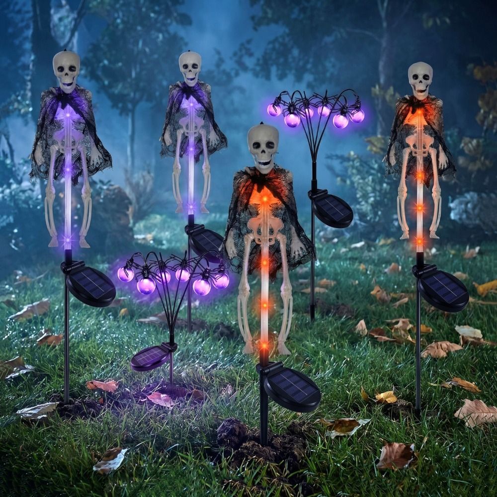 Luminária de Esqueleto Roxa pa - Outdoor Lighting Front Yard avaliação e preço