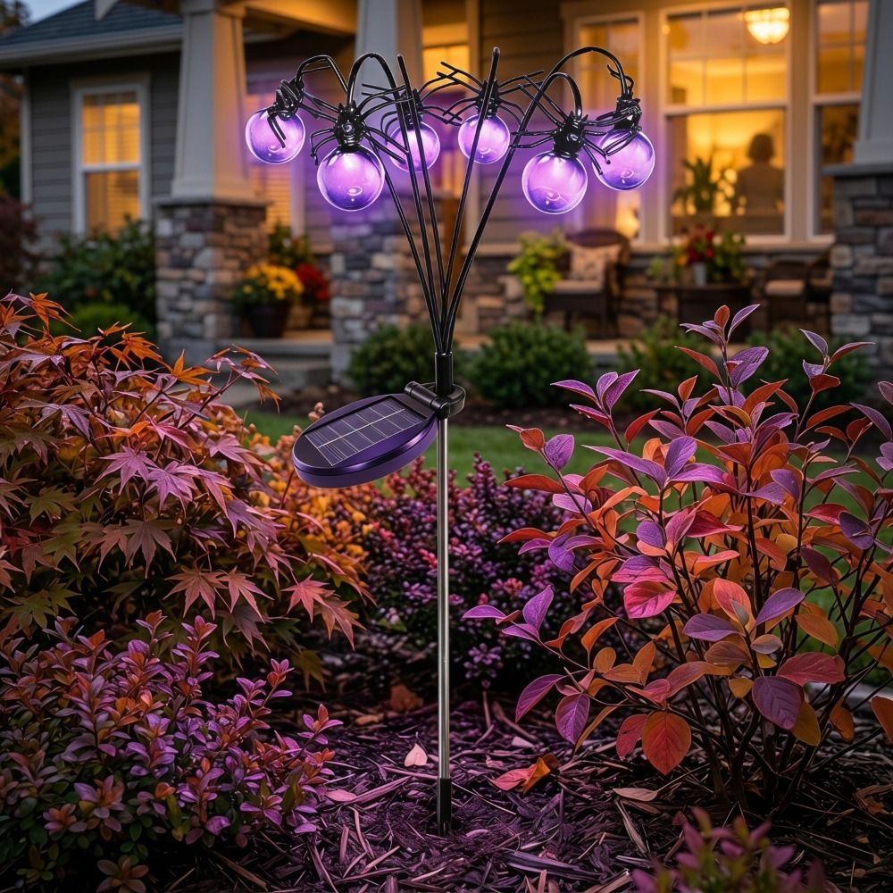 Luminária de Esqueleto Roxa pa - Outdoor Lighting Front Yard avaliação e preço