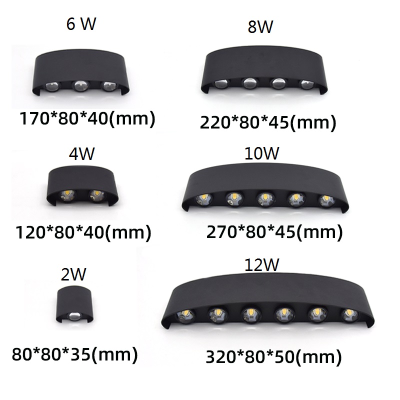 Luz de Parede LED 2W 4W 6W 8W  - Outdoor Lighting With Outlet avaliação e preço