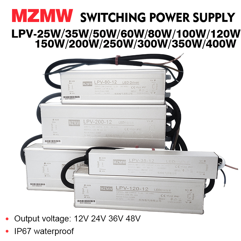 Mzmw ip67 fonte de alimentação - Outdoor Lighting Transformer Box avaliação e preço
