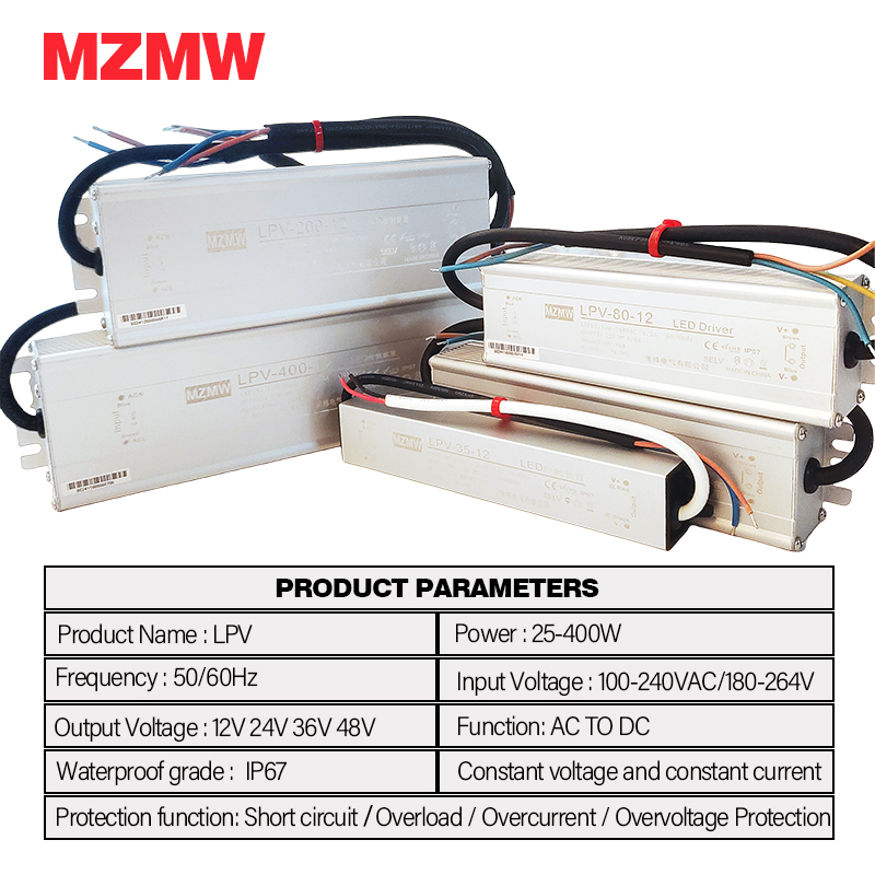 Mzmw ip67 fonte de alimentação - Outdoor Lighting Transformer Box avaliação e preço