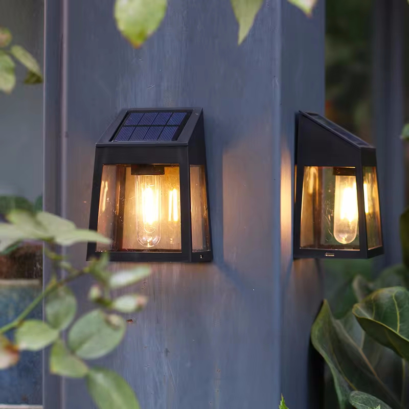 Outdoor impermeável Solar Wall - Outdoor Lighting With Outlet avaliação e preço