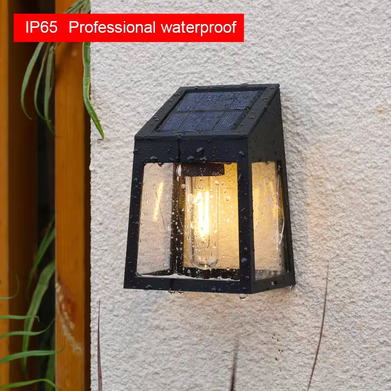 Outdoor impermeável Solar Wall - Outdoor Lighting With Outlet avaliação e preço