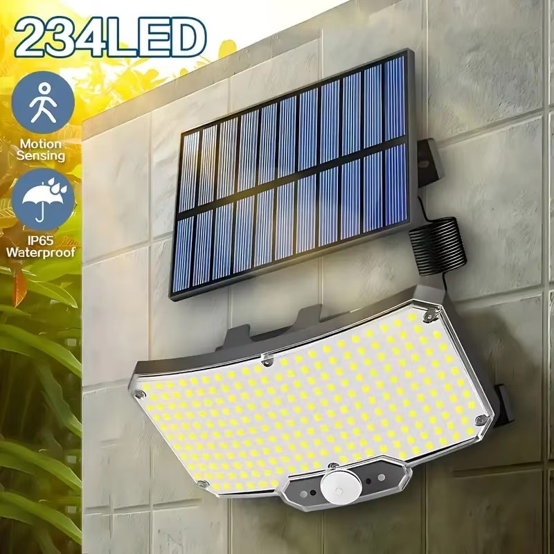 Luzes Solares Externas 234LED  - Outdoor Lighting With Sensor avaliação e preço