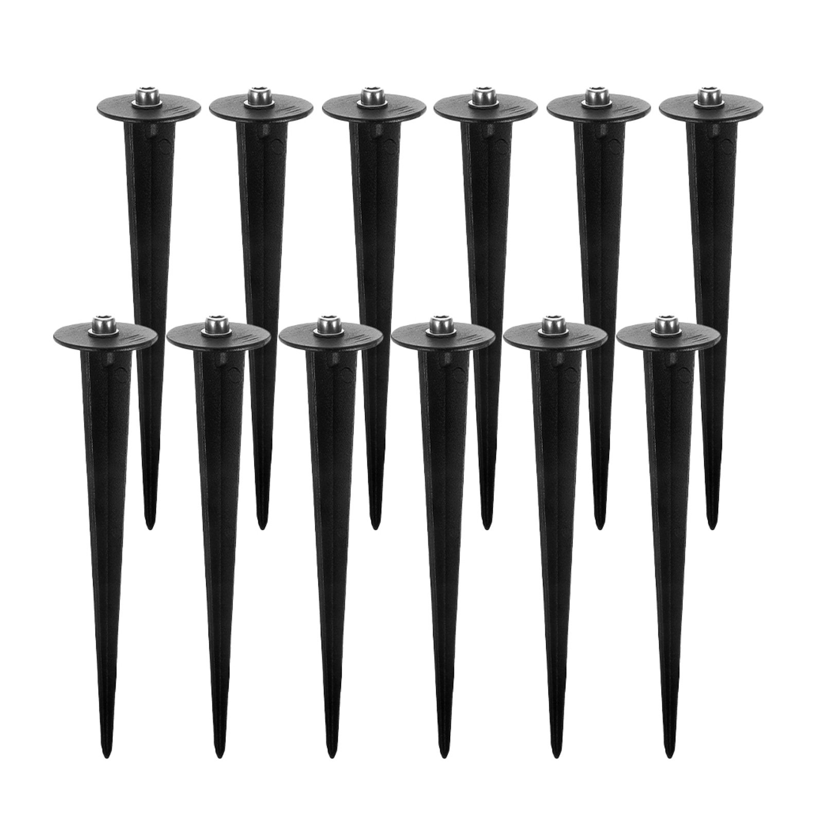 12 Peças de Estacas de Alumíni - Outdoor Lighting Ground Fixtures avaliação e preço