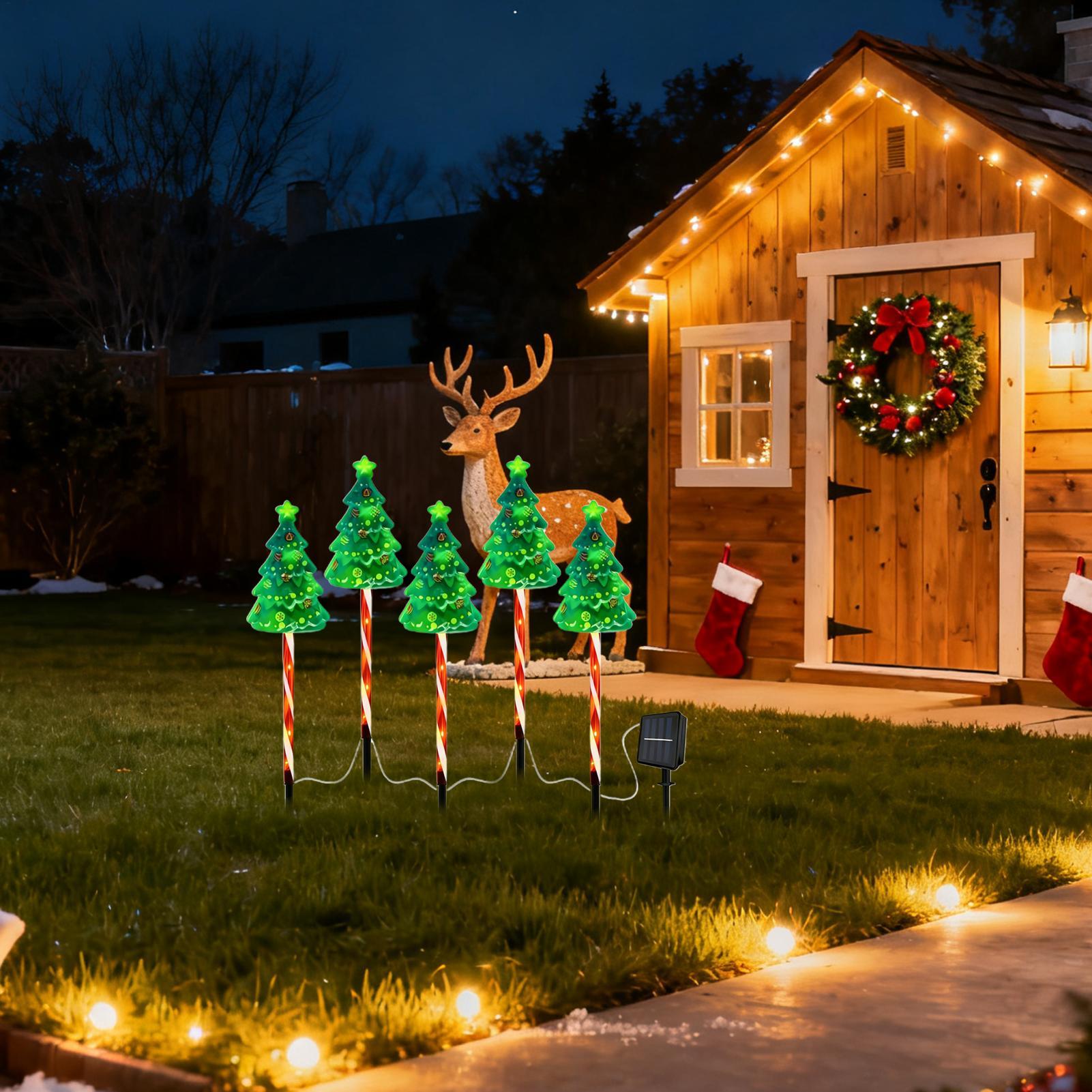 Árvore de natal entrada de gar - Outdoor Lighting Front Yard avaliação e preço