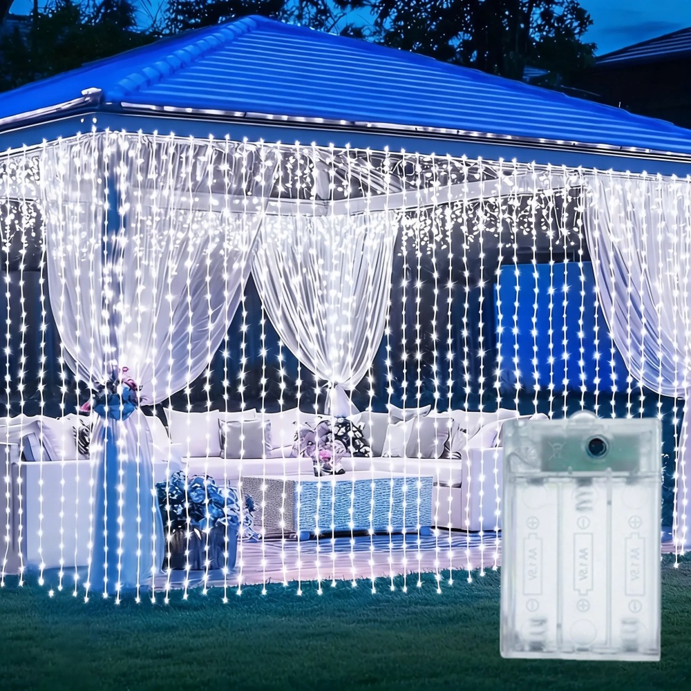 Luzes de Cortina LED para Nata - Outdoor Lighting Ideas For Party avaliação e preço