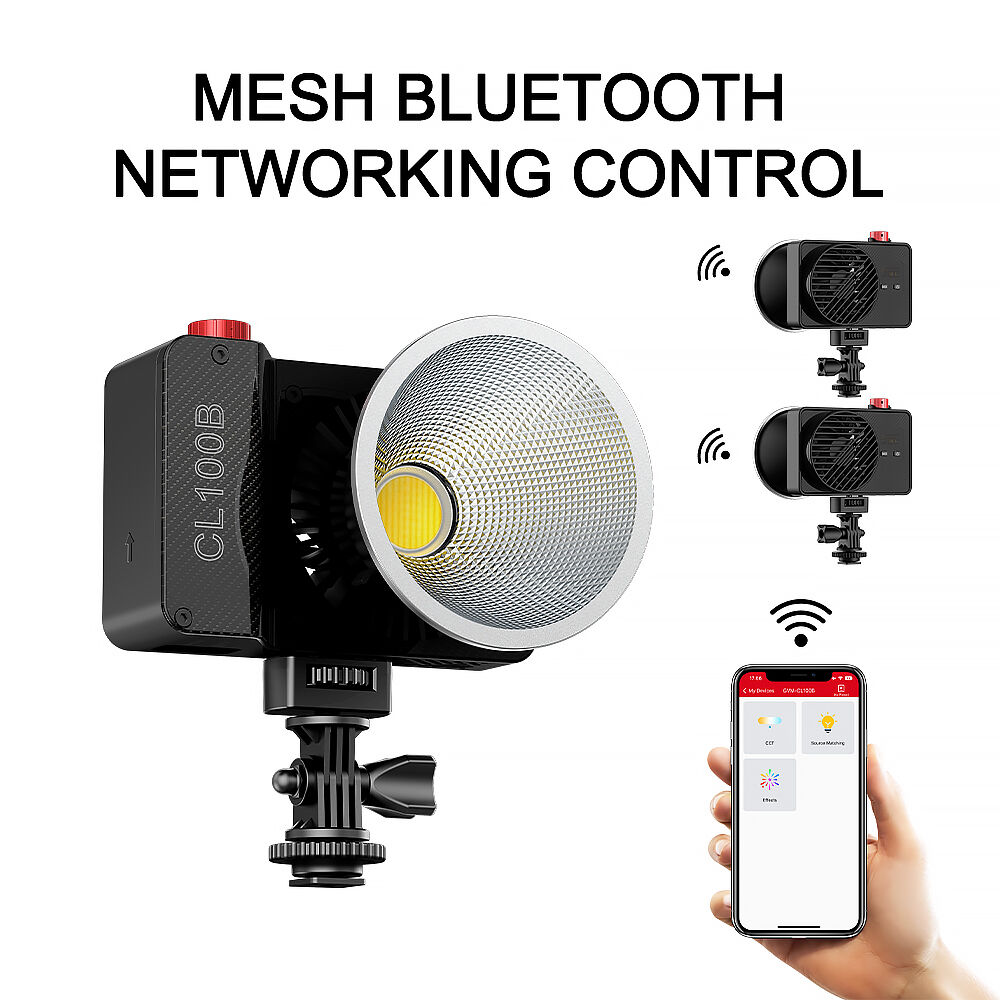 GVM CL100B Luz LED Monocromáti - Outdoor Lighting For Photography avaliação e preço