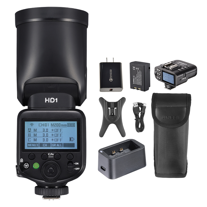 Flash de Câmera JINBEI HD-1 pa - Outdoor Lighting Kit Photography avaliação e preço