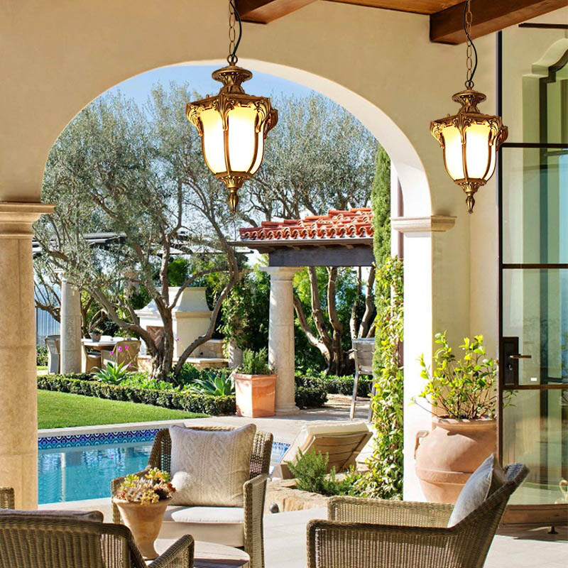 Europeu ao ar livre varanda lu - Outdoor Lighting Bronze avaliação e preço