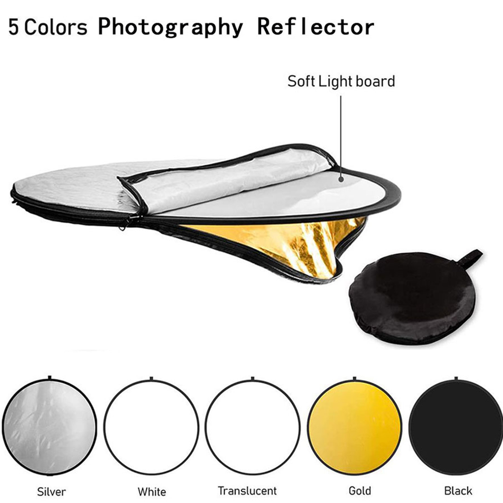 Kit refletor fotográfico 5 em  - Outdoor Lighting Kit Photography avaliação e preço