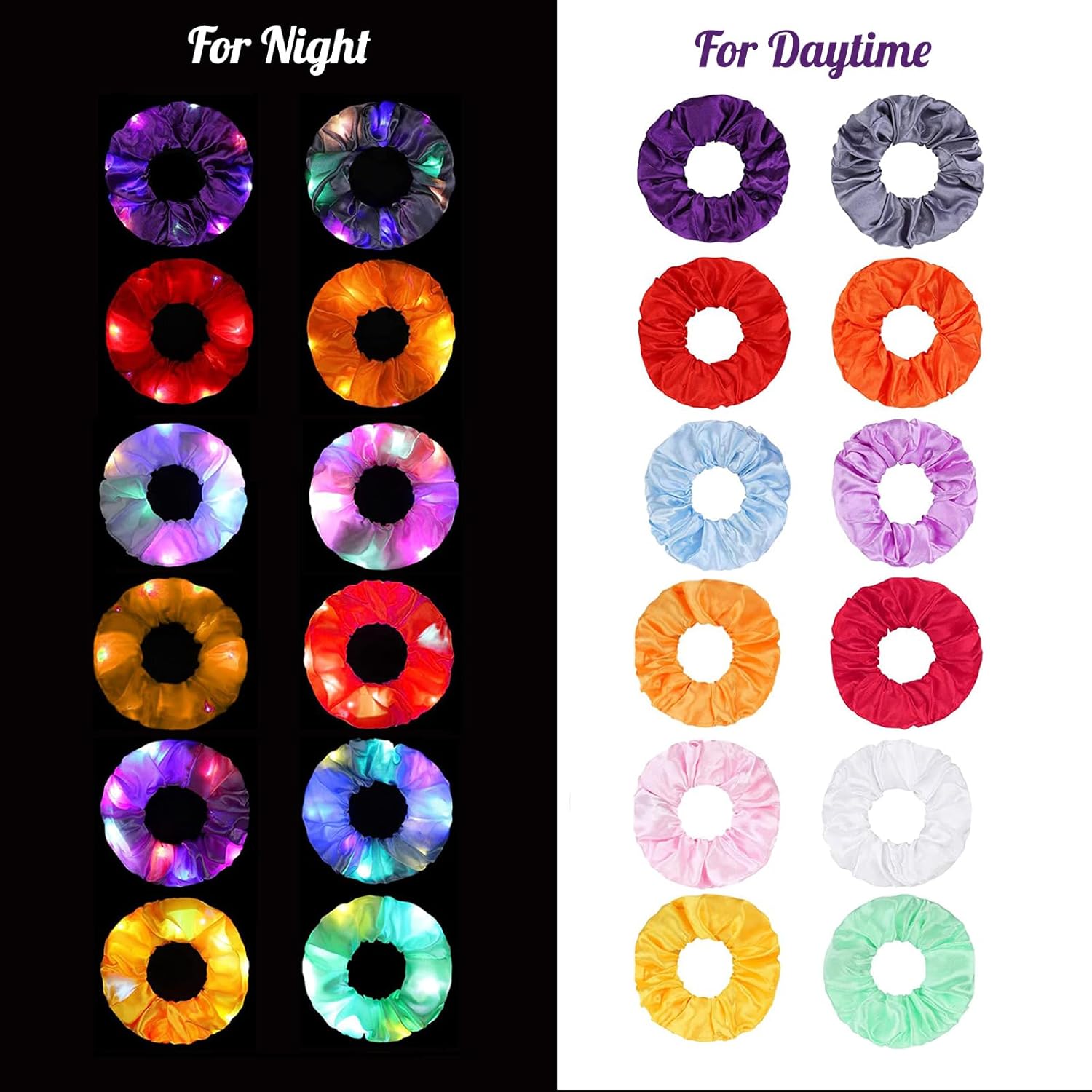 6 peças de Scrunchies LED, Fai - Outdoor Lighting Ideas For Party avaliação e preço