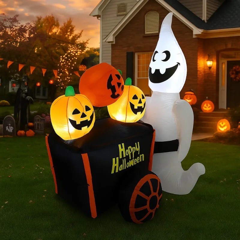 6ft halloween decorações de fé - Outdoor Lighting Ideas For Party avaliação e preço