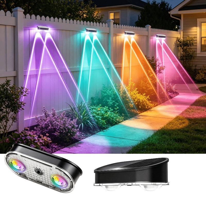 Luz Solar RGB para Cerca IP44, - Outdoor Lighting With Outlet avaliação e preço