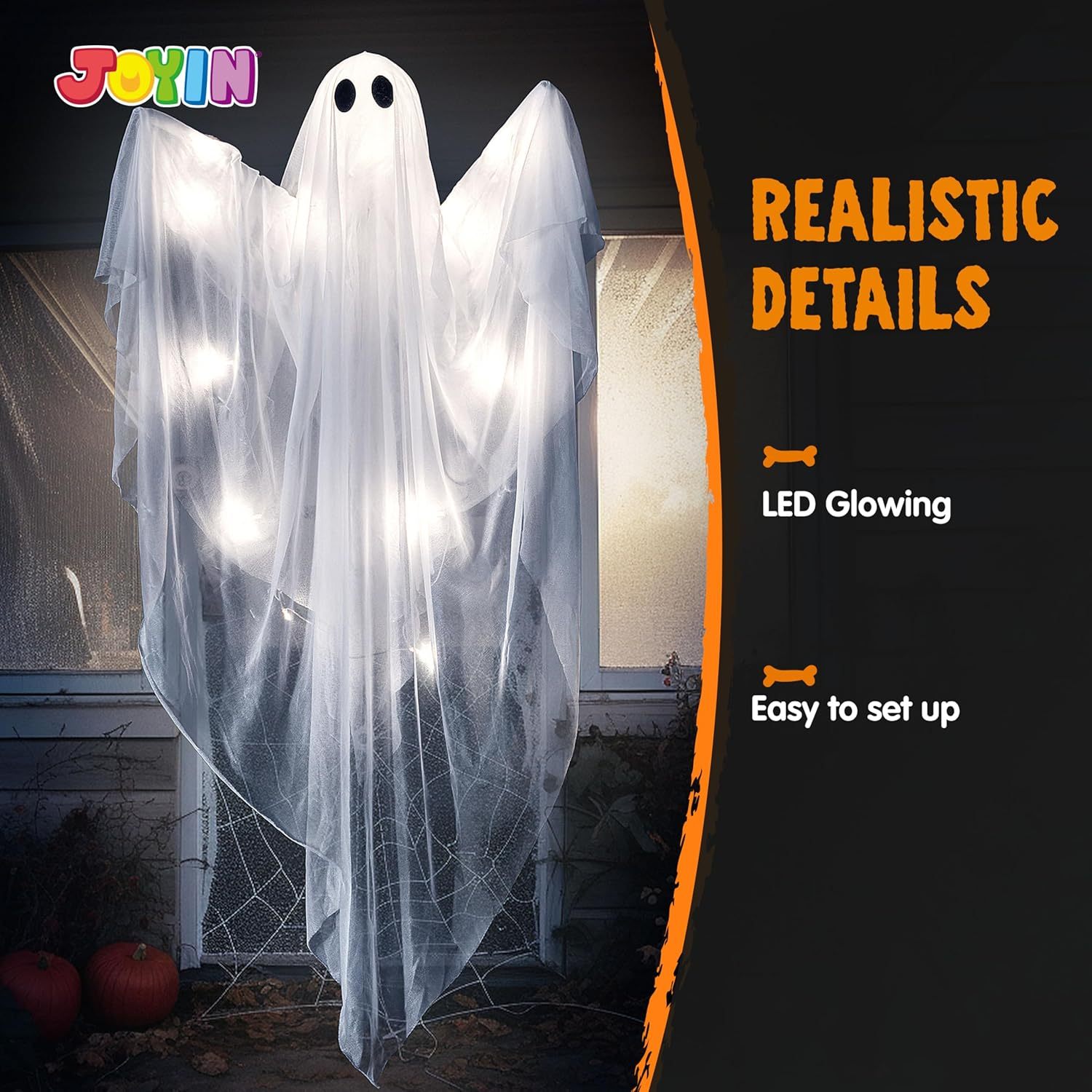 Fantasma Iluminado de Hallowee - Outdoor Lighting Front Yard avaliação e preço
