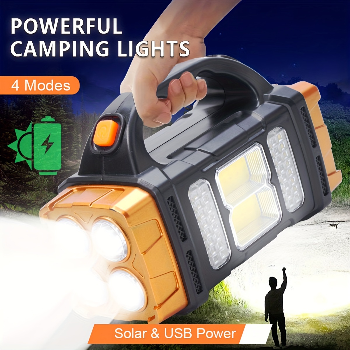 Nova Lanterna LED Solar Recarr - Outdoor Lighting Wire avaliação e preço