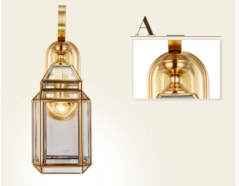 Moderna lâmpada de parede bron - Outdoor Lighting Bronze avaliação e preço