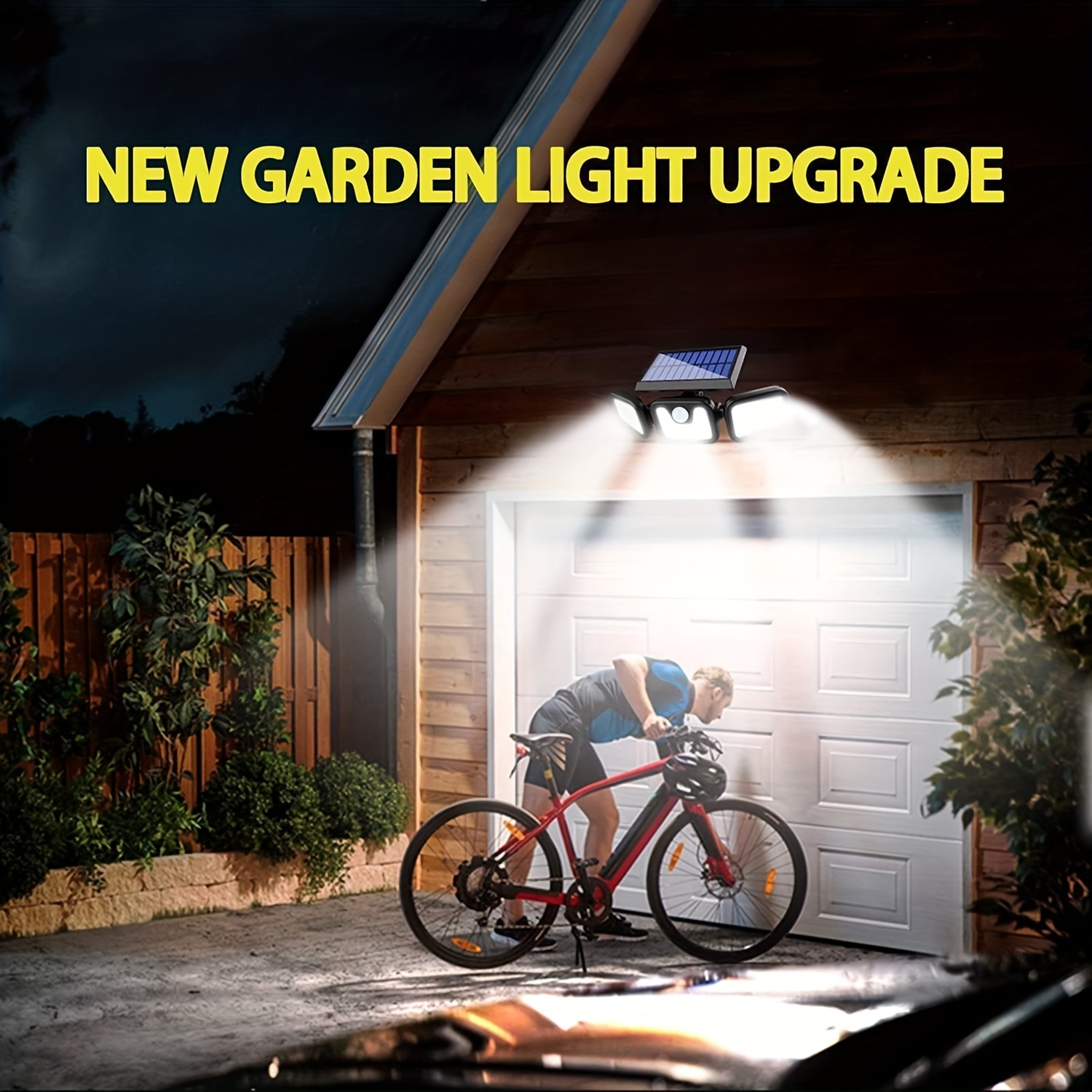 Luz Solar com Sensor de Movime - Outdoor Lighting Front Yard avaliação e preço