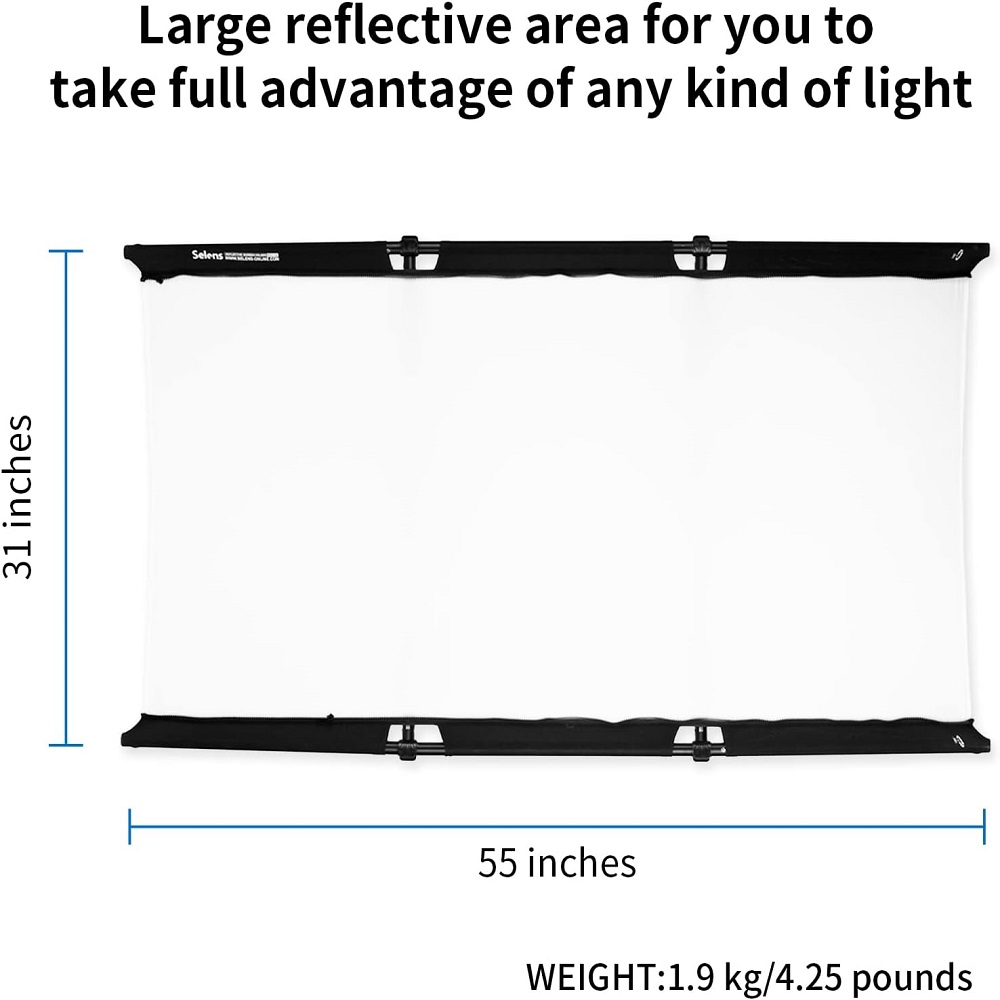 Refletor Selens 7 em 1 Dobráve - Outdoor Lighting Kit Photography avaliação e preço