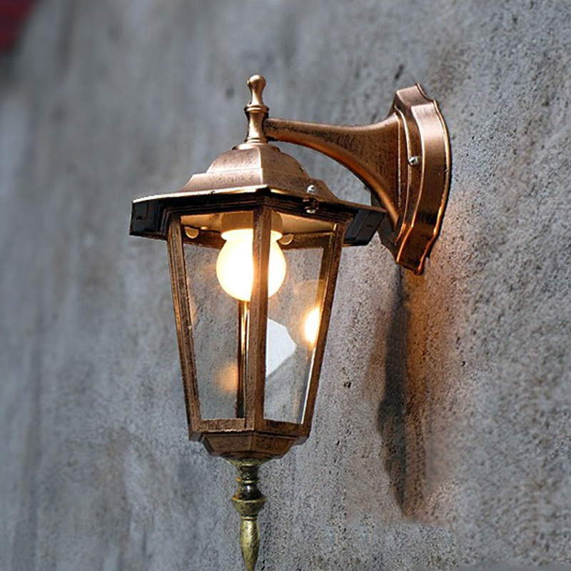 Estilo europeu retro conduziu  - Outdoor Lighting With Outlet avaliação e preço