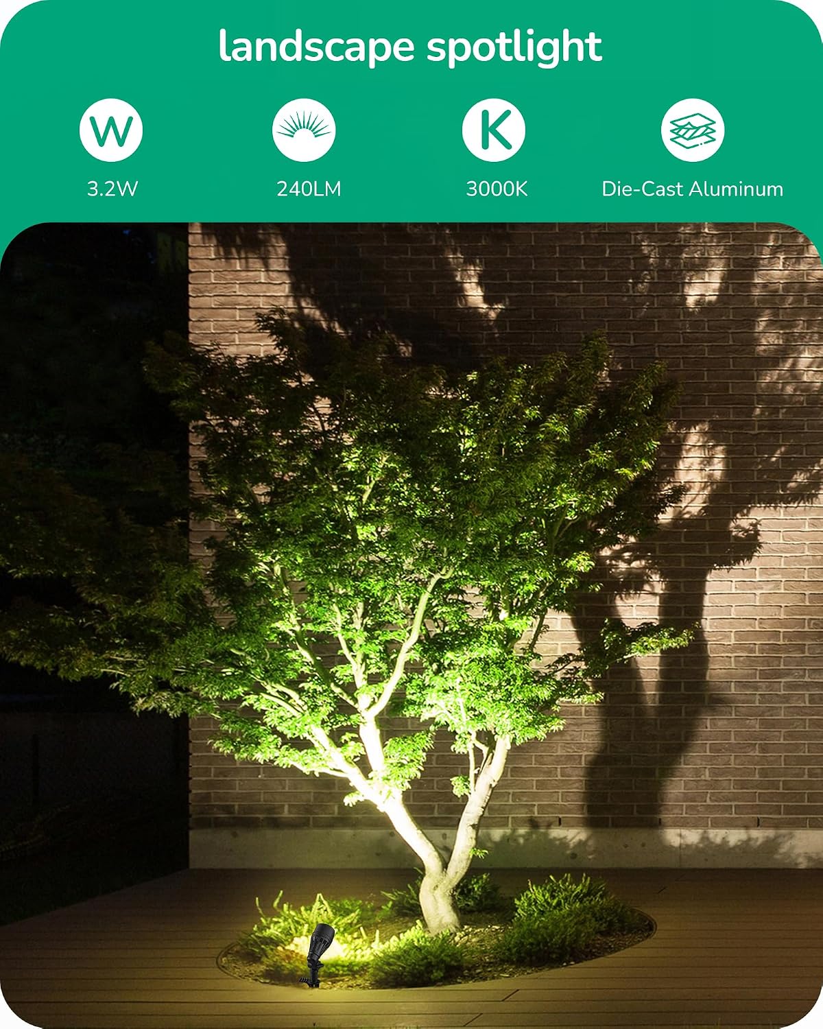 Spotlight de Baixa Tensão com  - Outdoor Lighting Tree avaliação e preço