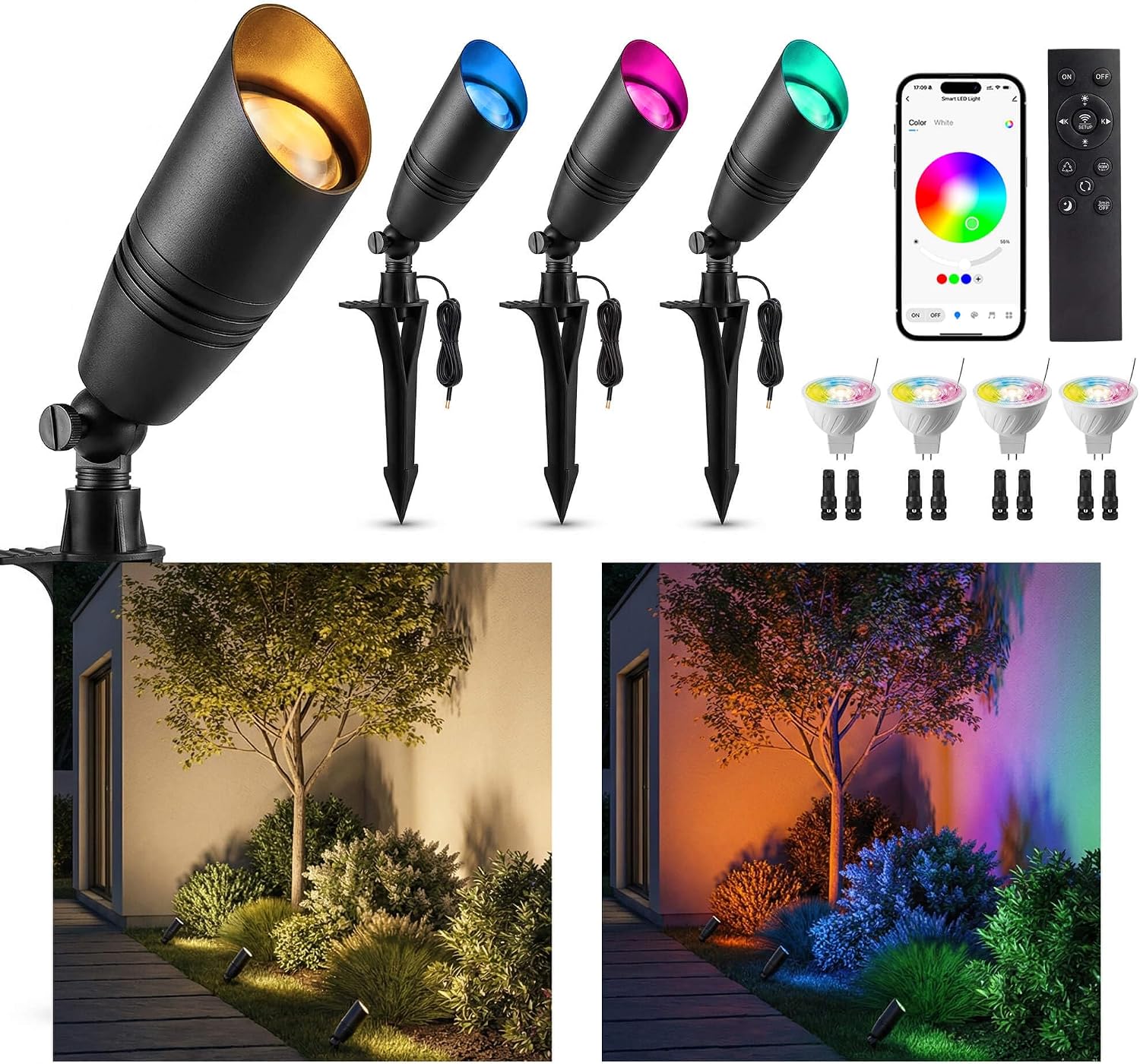 Refletores de Paisagismo RGBCW - Outdoor Lighting Tree avaliação e preço