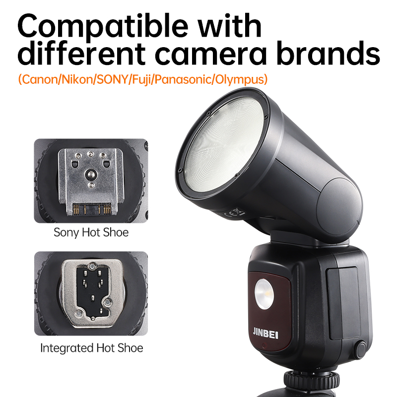 Flash para Câmera JINBEI HD-1, - Outdoor Lighting Kit Photography avaliação e preço