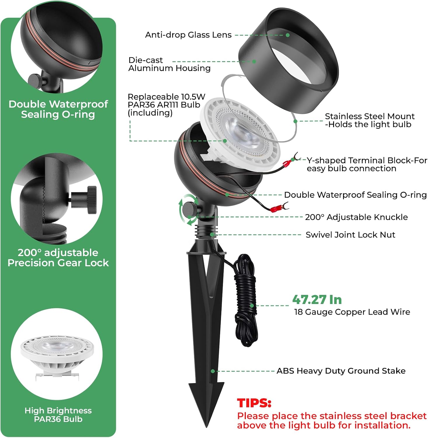 Holofote LED de Baixa Tensão 1 - Outdoor Lighting Tree avaliação e preço