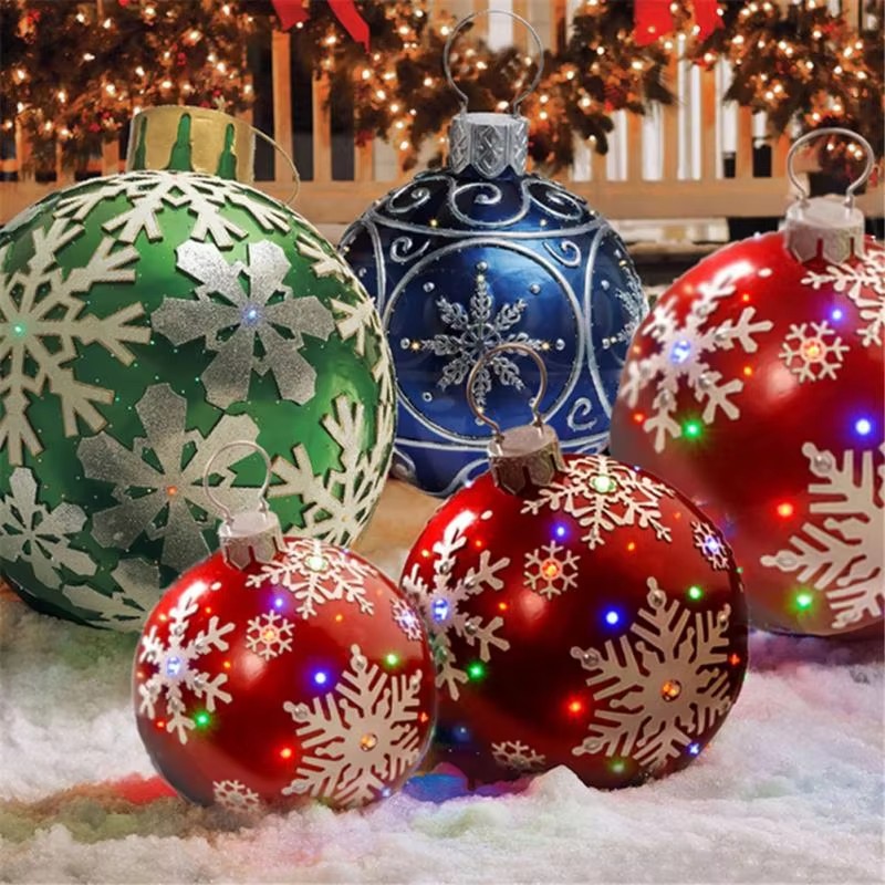 Bola Inflável Decorada de Nata - Outdoor Lighting Tree avaliação e preço