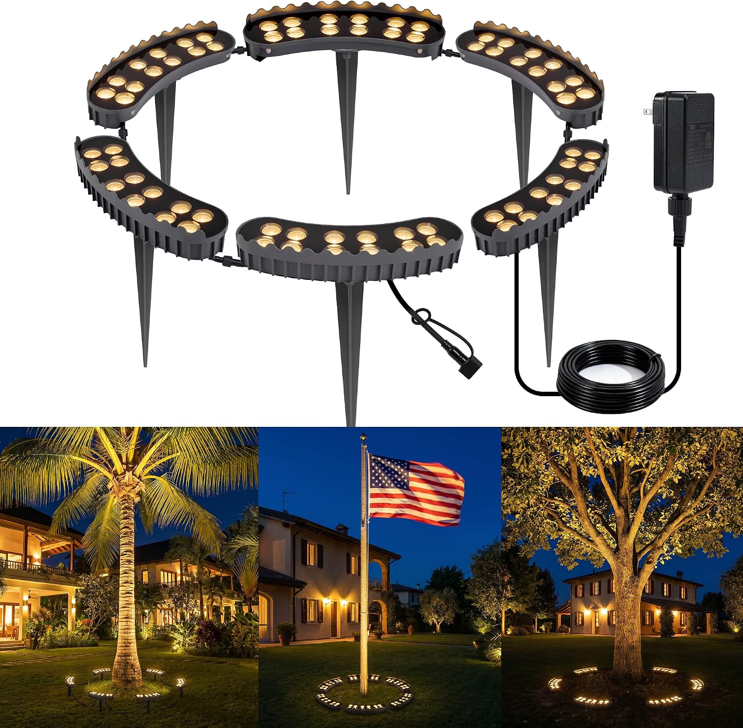 Luzes de Anel para Árvores Ext - Outdoor Lighting Tree avaliação e preço