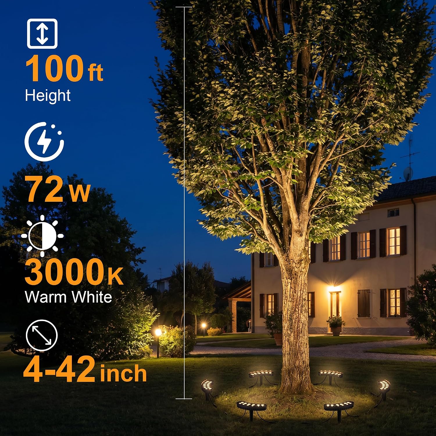 Luzes de Anel para Árvores Ext - Outdoor Lighting Tree avaliação e preço