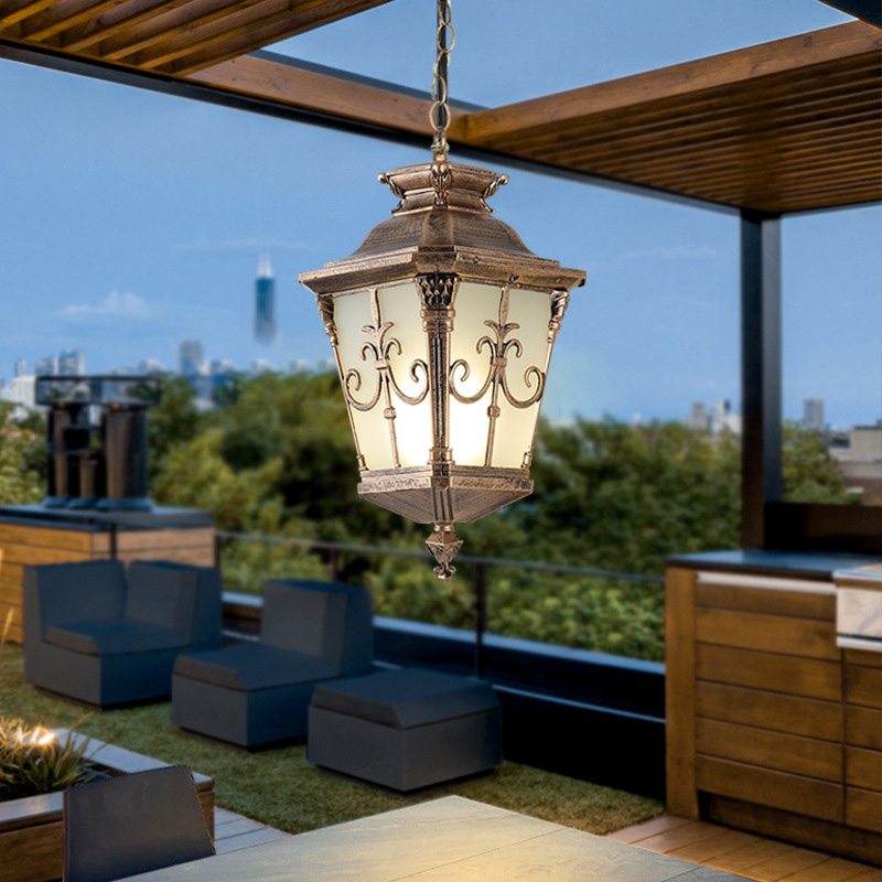 Luzes pendentes de varanda ao  - Outdoor Lighting Bronze avaliação e preço